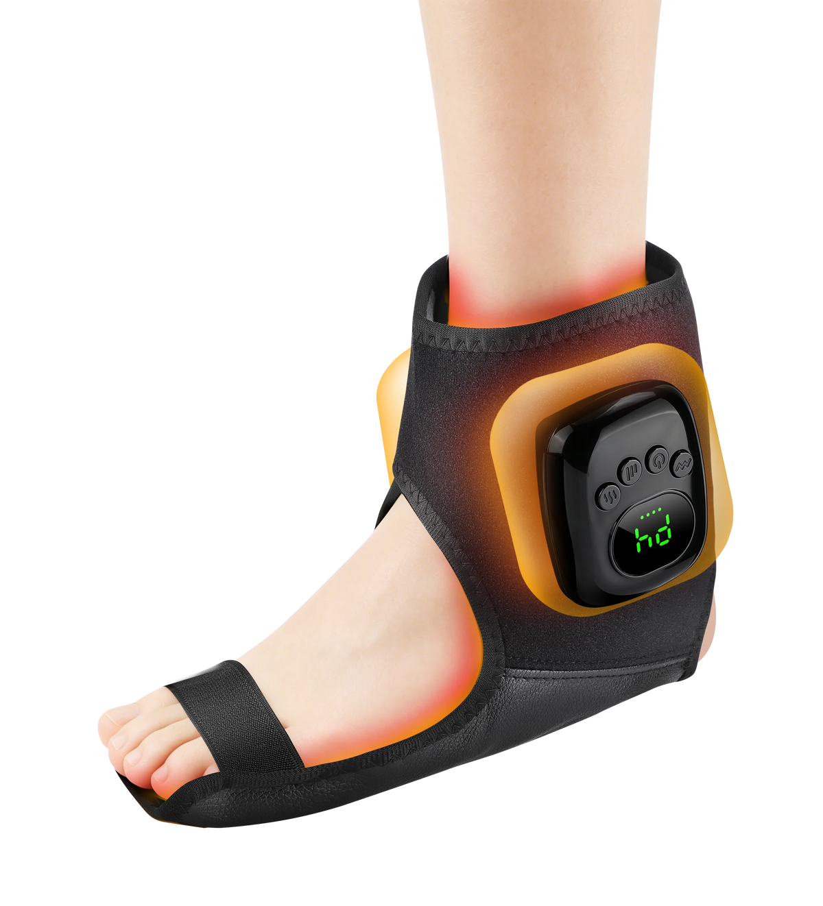 Wireless Air Pressure Ankle Massager Electric Heated Brace