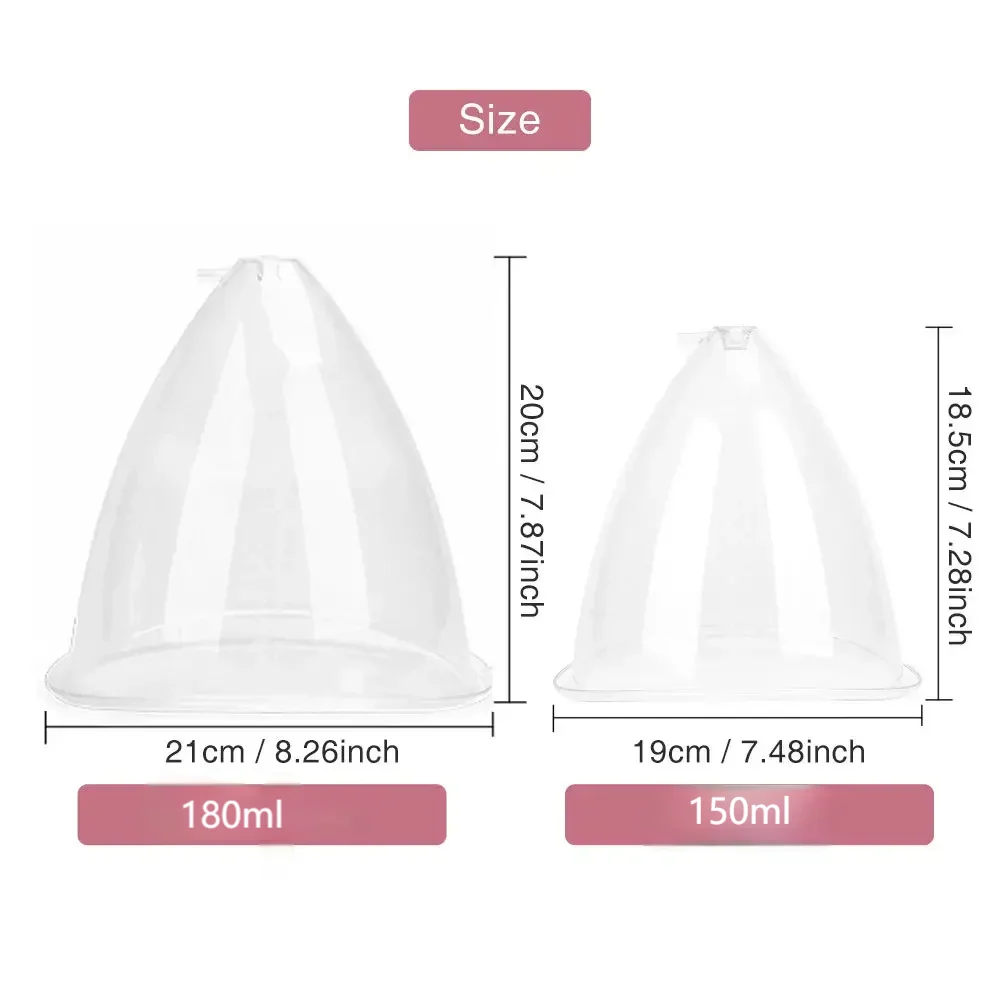 Breast Enlargement and Buttock Lifting Vacuum Suction Cup Set