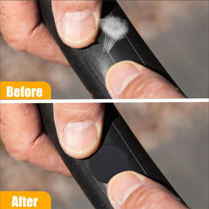 Bicycle Tire Patches Glue-free Bike Inner Tube Repair Kit 10-100pcs - 6