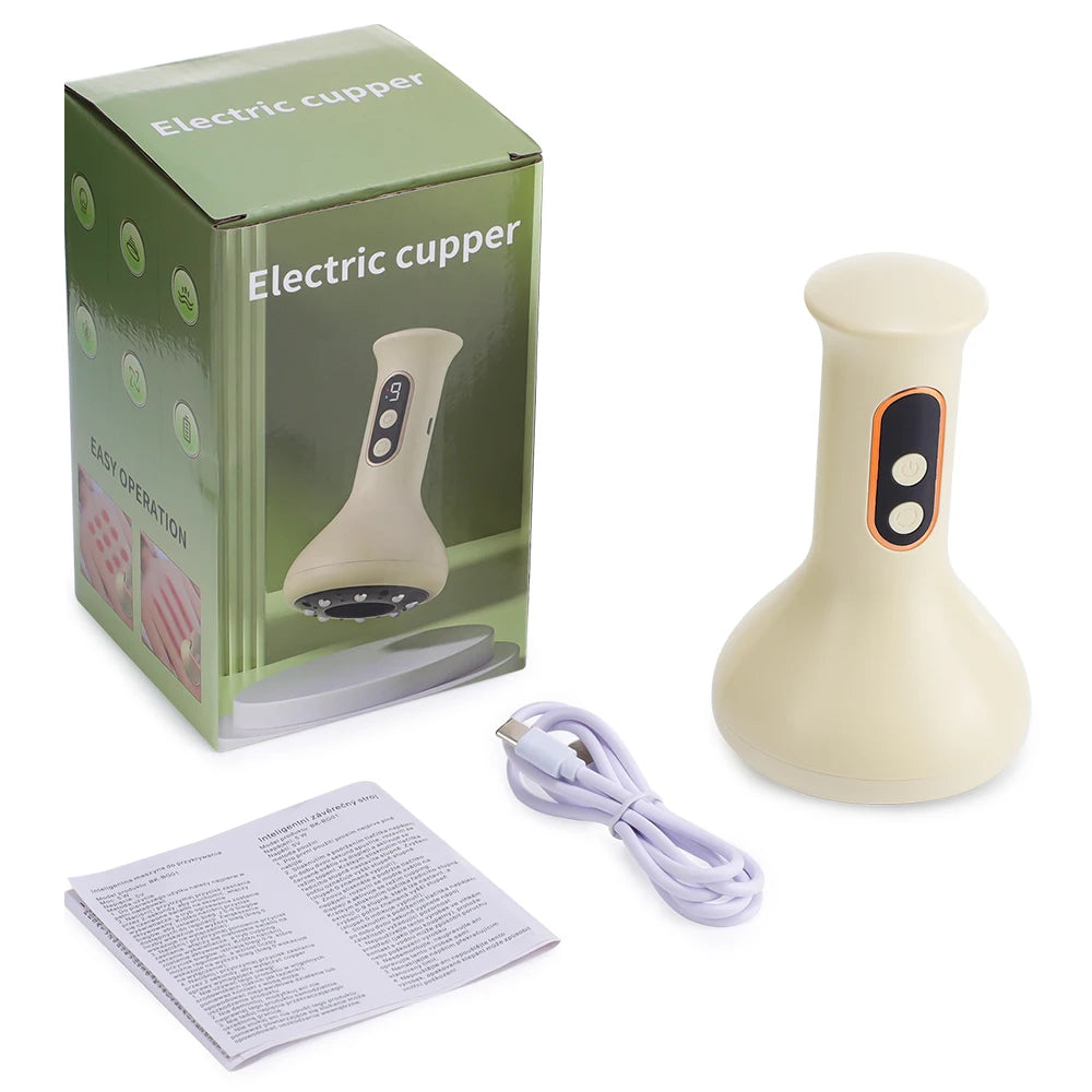 Electric Guasha Cupping Massager Scraping Body Shaping Tool