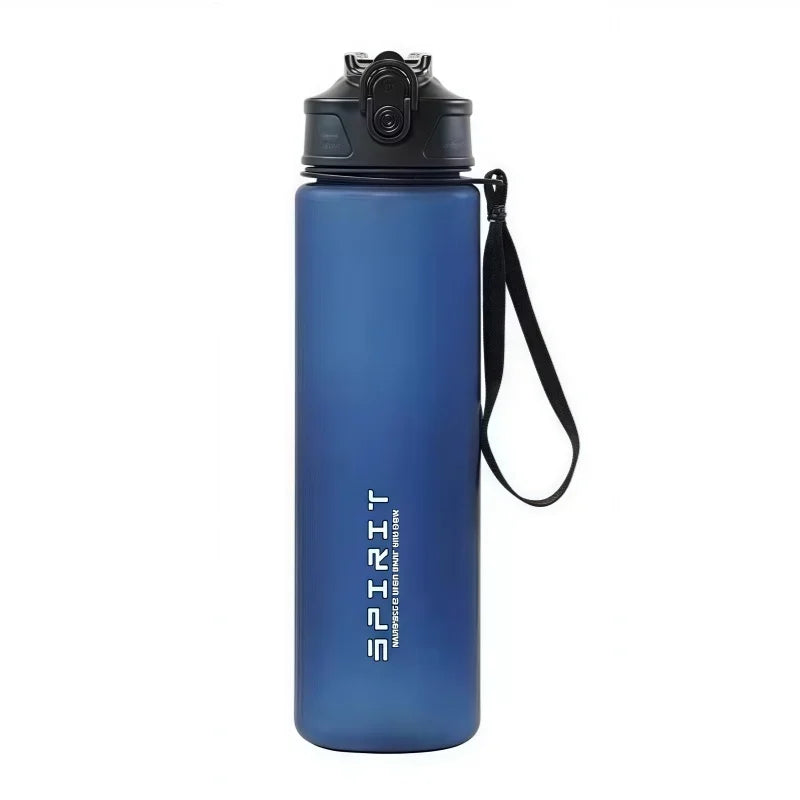 750ml Motivational Water Bottle Leak Proof Sports Gym Cup with Straw - 12