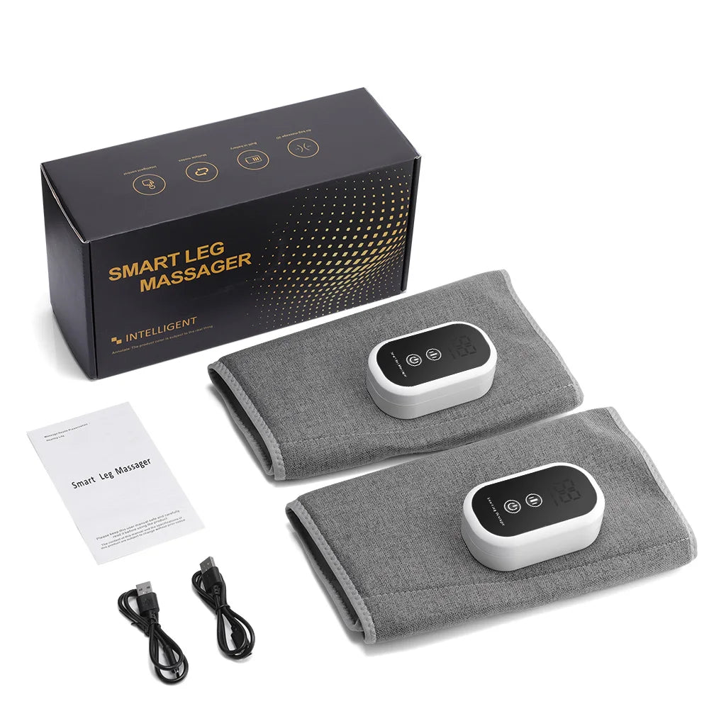 Wireless Air Pressure Calf Massager Electric Leg Compression Wrap - 23