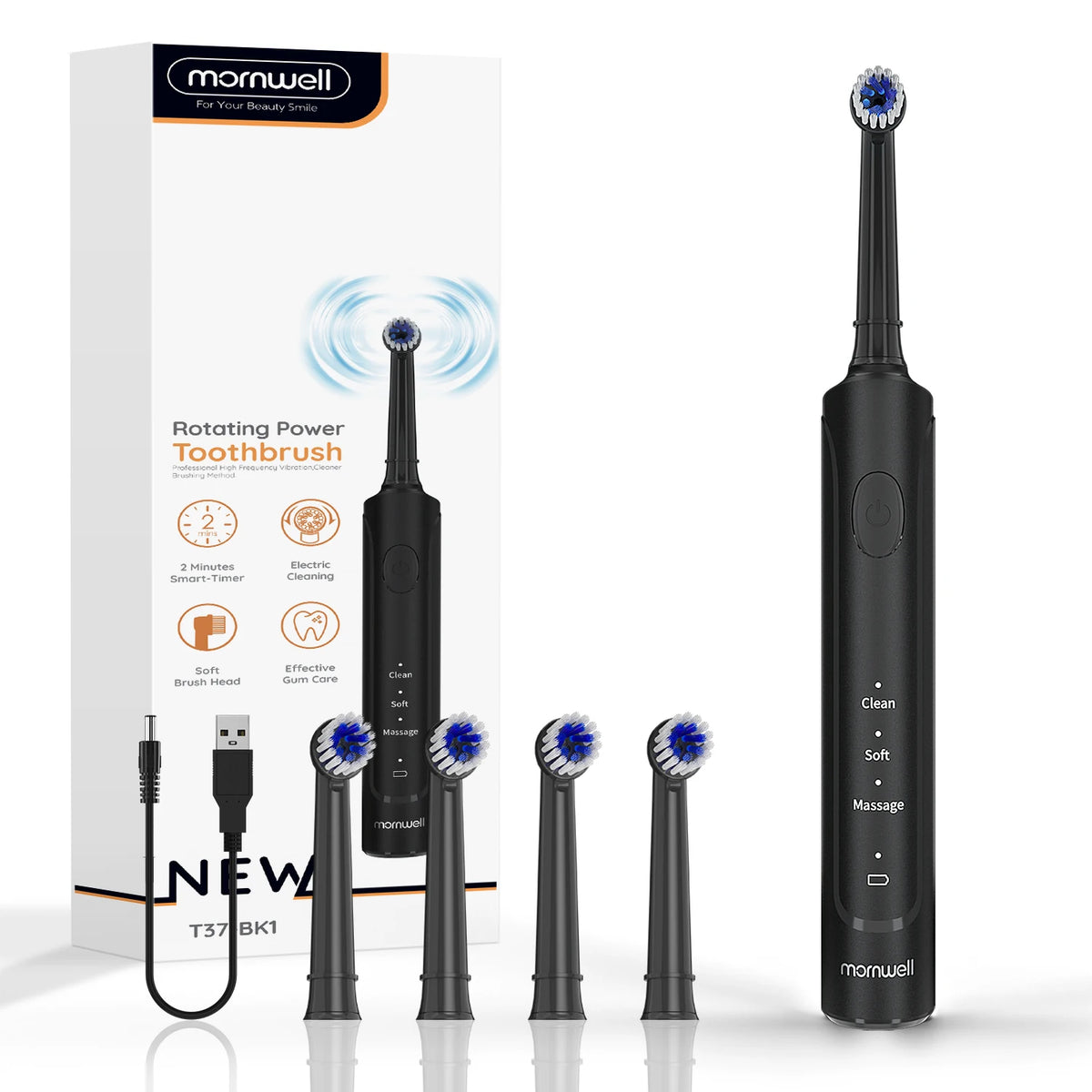 Electric Toothbrush Rechargeable Sonic Adult Toothbrush