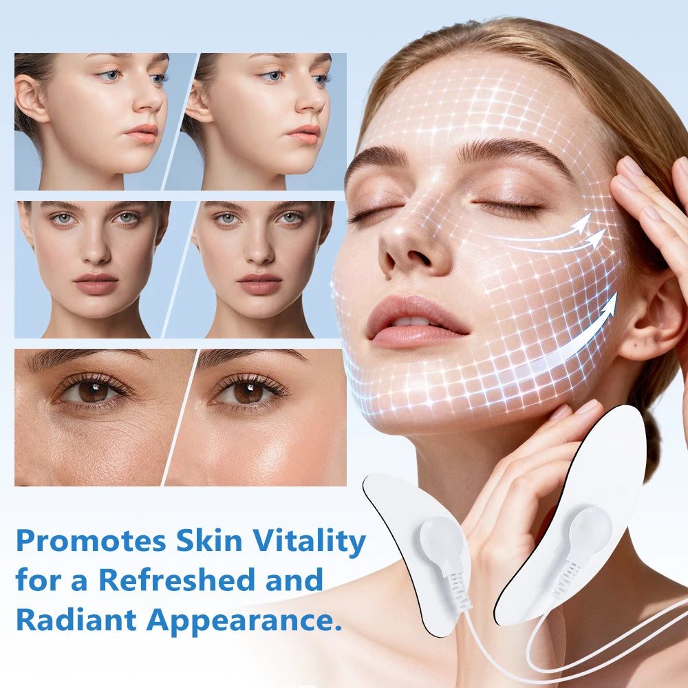 Electric EMS Eye Beauty Massager Facial Lifting Anti Wrinkle Tool - 9