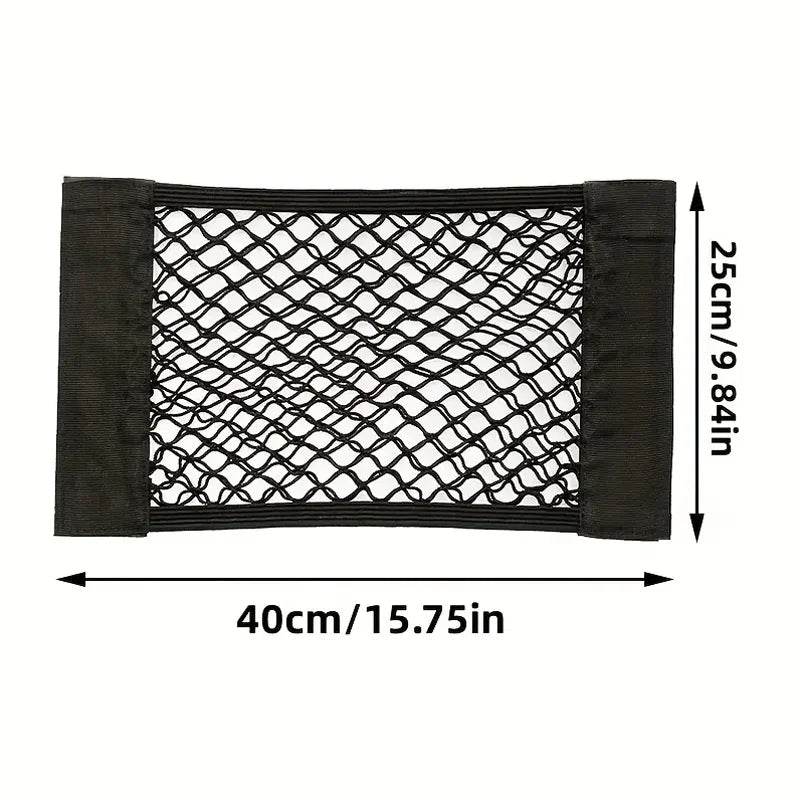 Car Trunk Storage Net Elastic Mesh Organizer Seat Back Cargo Net