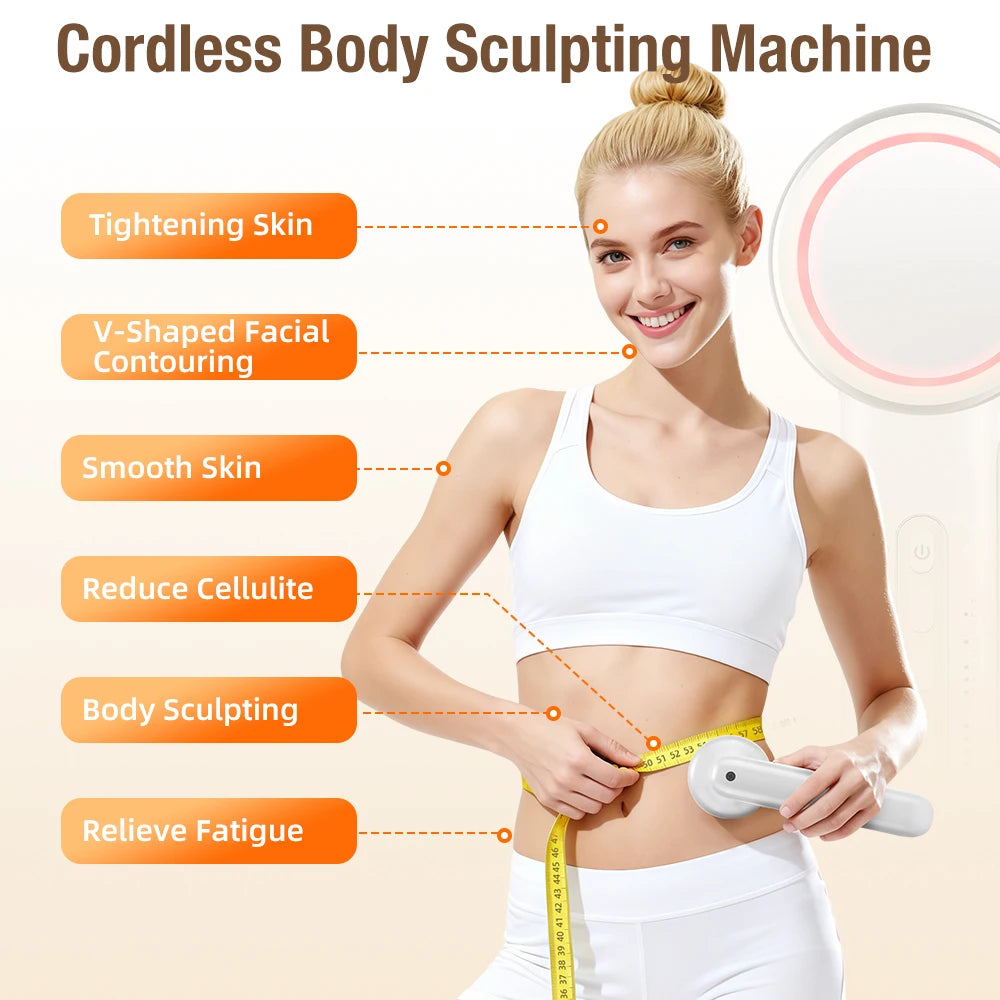 EMS Ultrasound Cavitation Body Slimming & Facial Massager - 6