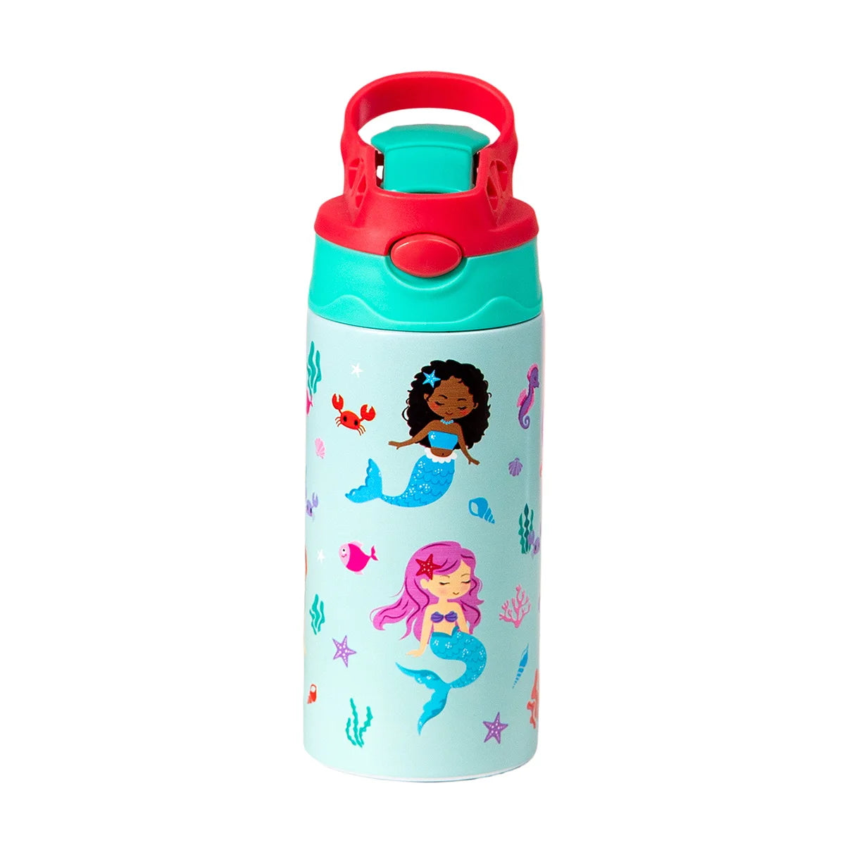 350ml Cartoon Insulated Stainless Steel Water Bottle Kids Vacuum Flask - 32