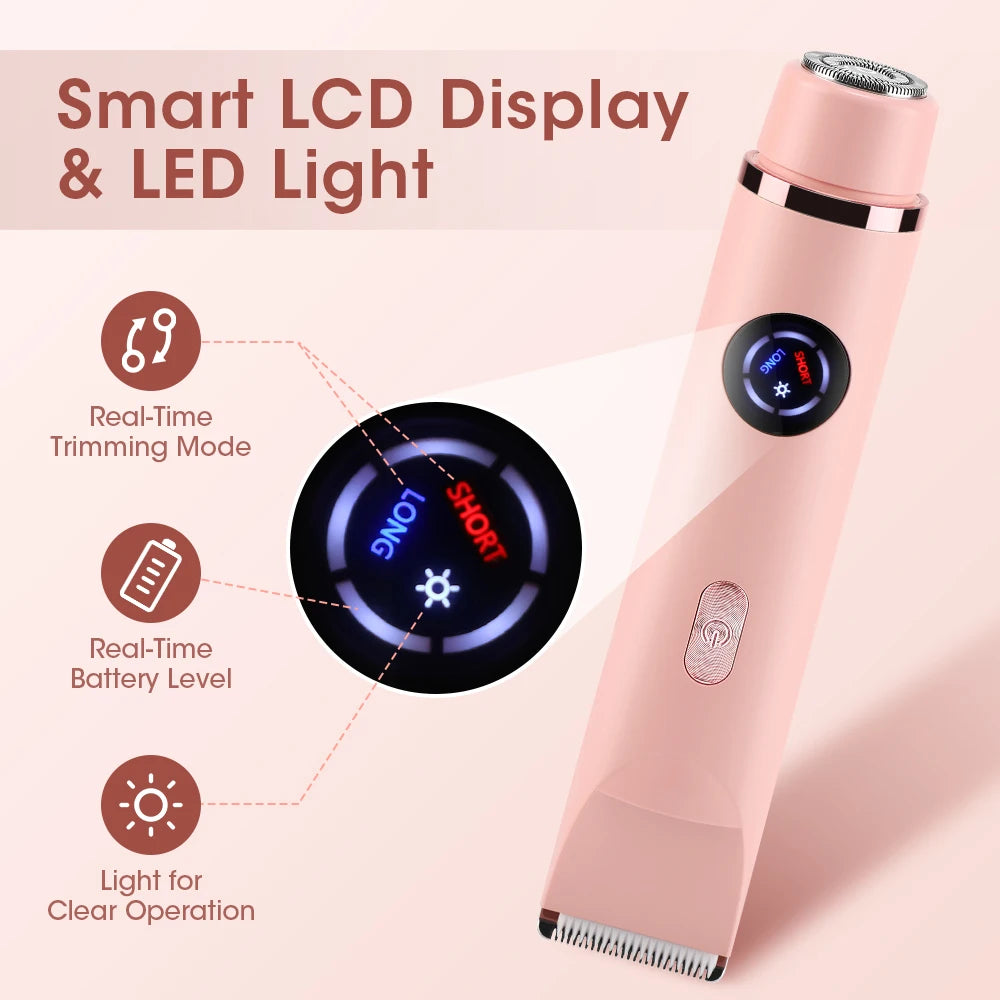 Waterproof Electric Shaver & Cordless Lady Razor - 4