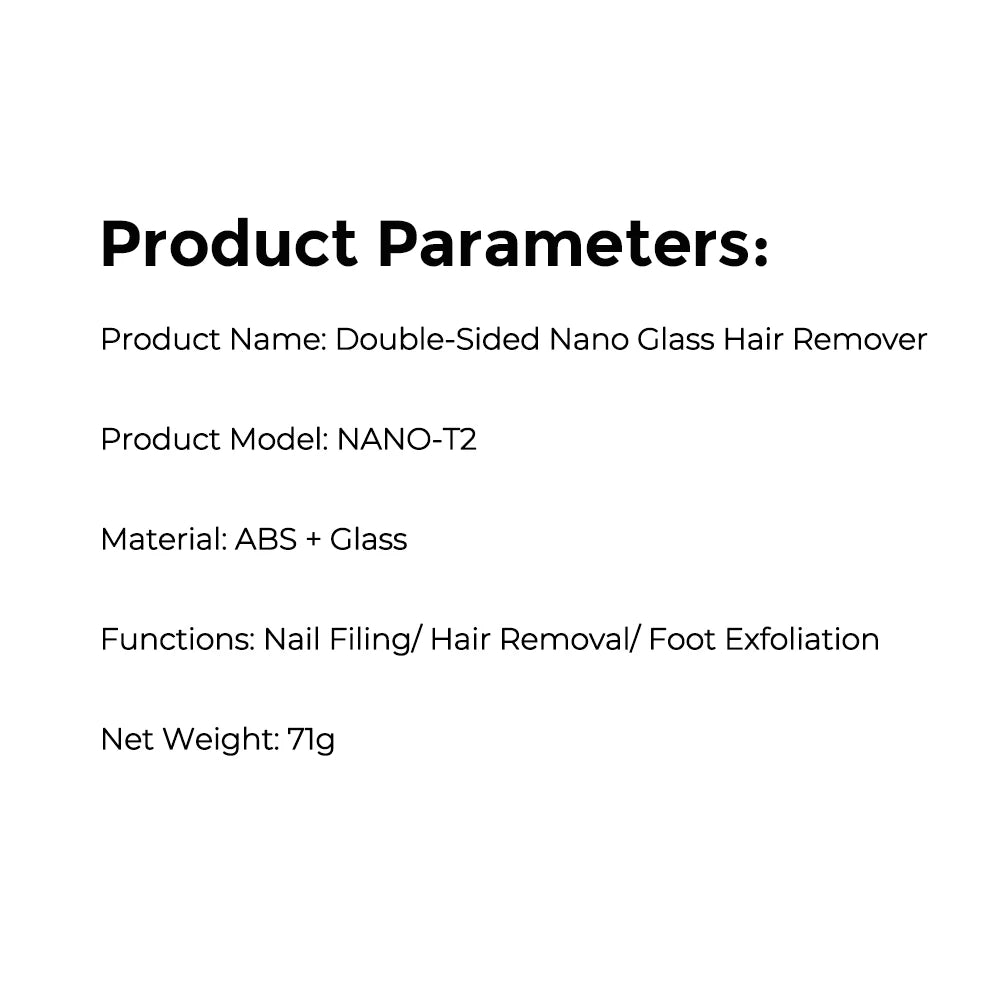 Double-Sided Nano Glass Hair Remover and Crystal Epilator - 14