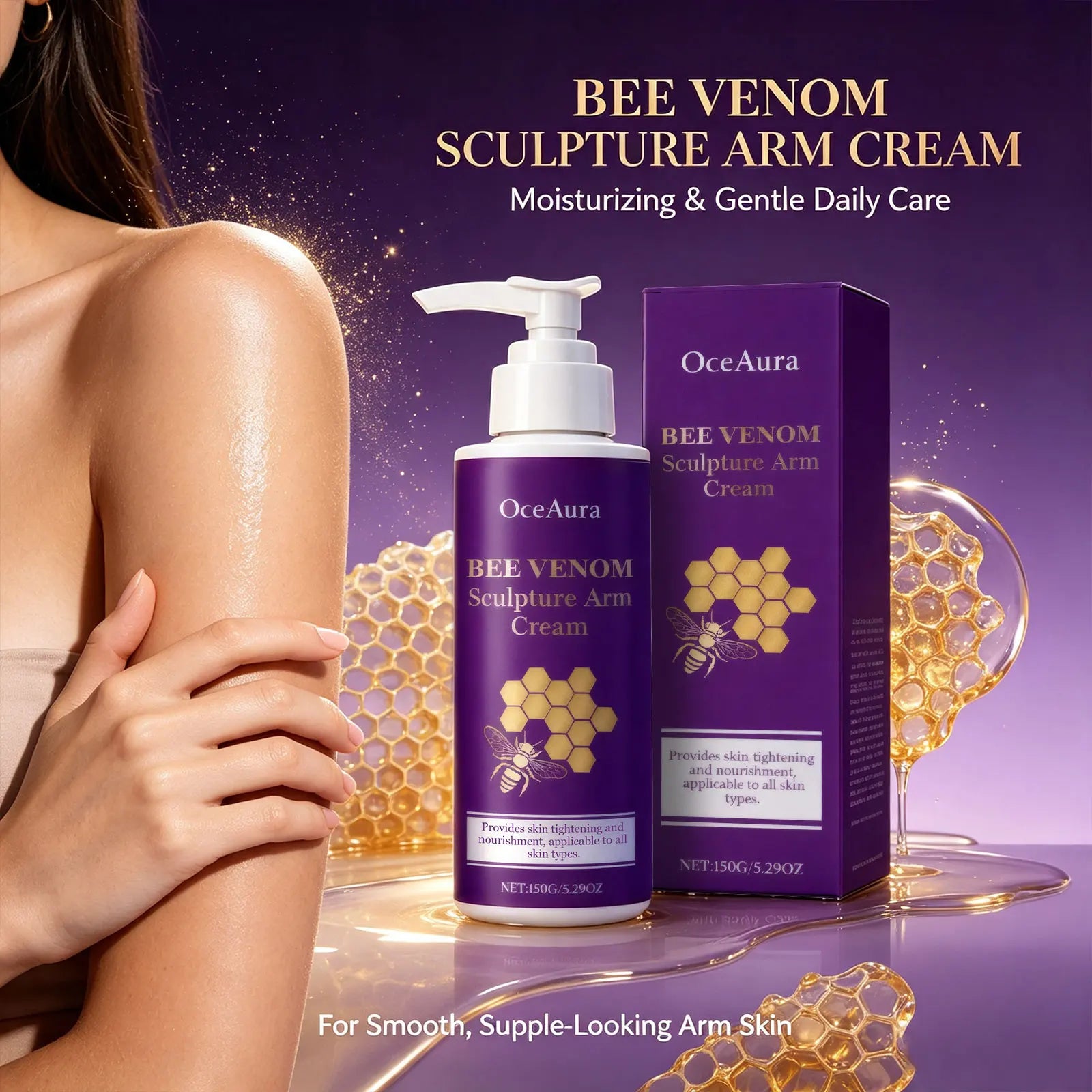 Bee Venom Sculpture Arm Cream Firming Anti Sagging Lotion - 4