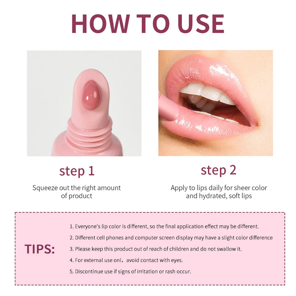 Moisturizing Lip Gloss Long Lasting Mirror Shine Lip Tint