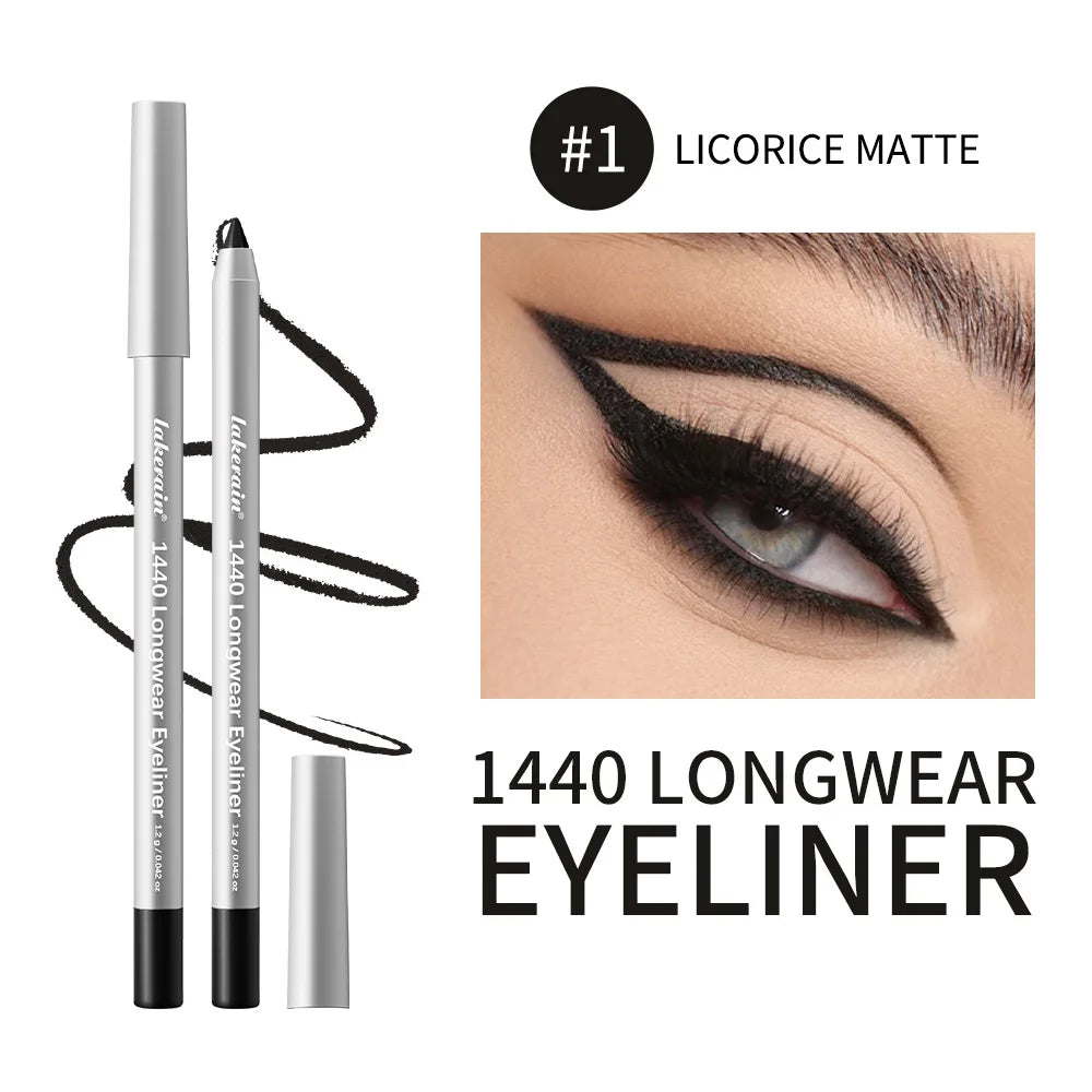 Waterproof Eyeliner Pencil Long Lasting Smudge Proof Makeup