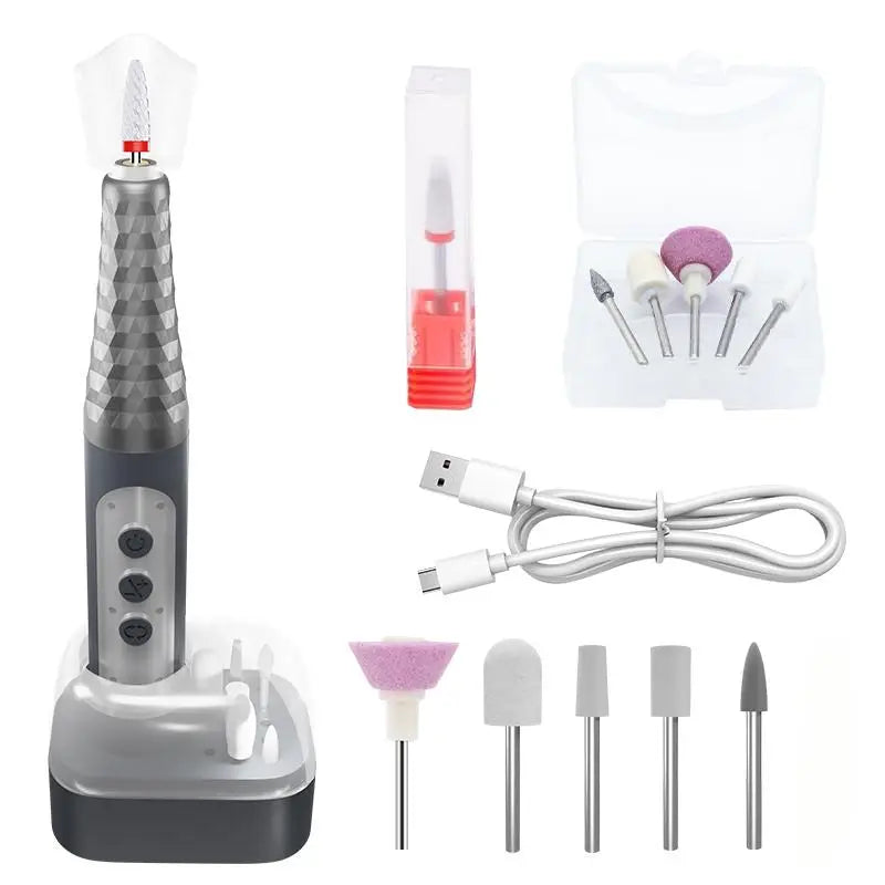 Cordless Electric Nail Drill Machine Manicure Kit - 18