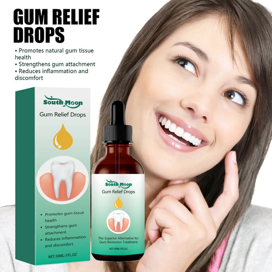 Toothache Relief Drops Plaque Stain Gum Pain Cure Oral Care