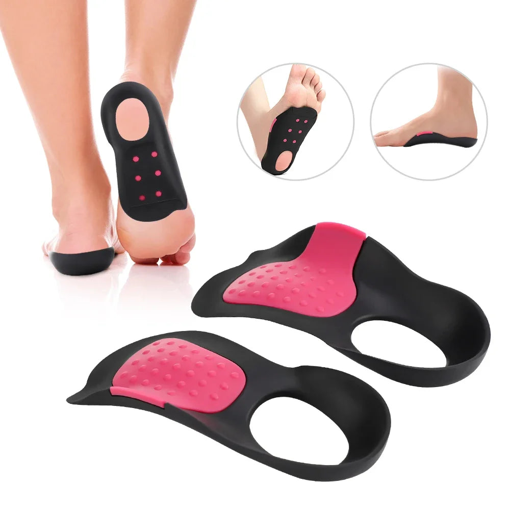TPE Arch Support Insoles Flat Feet Corrective Shoe Inserts - 1