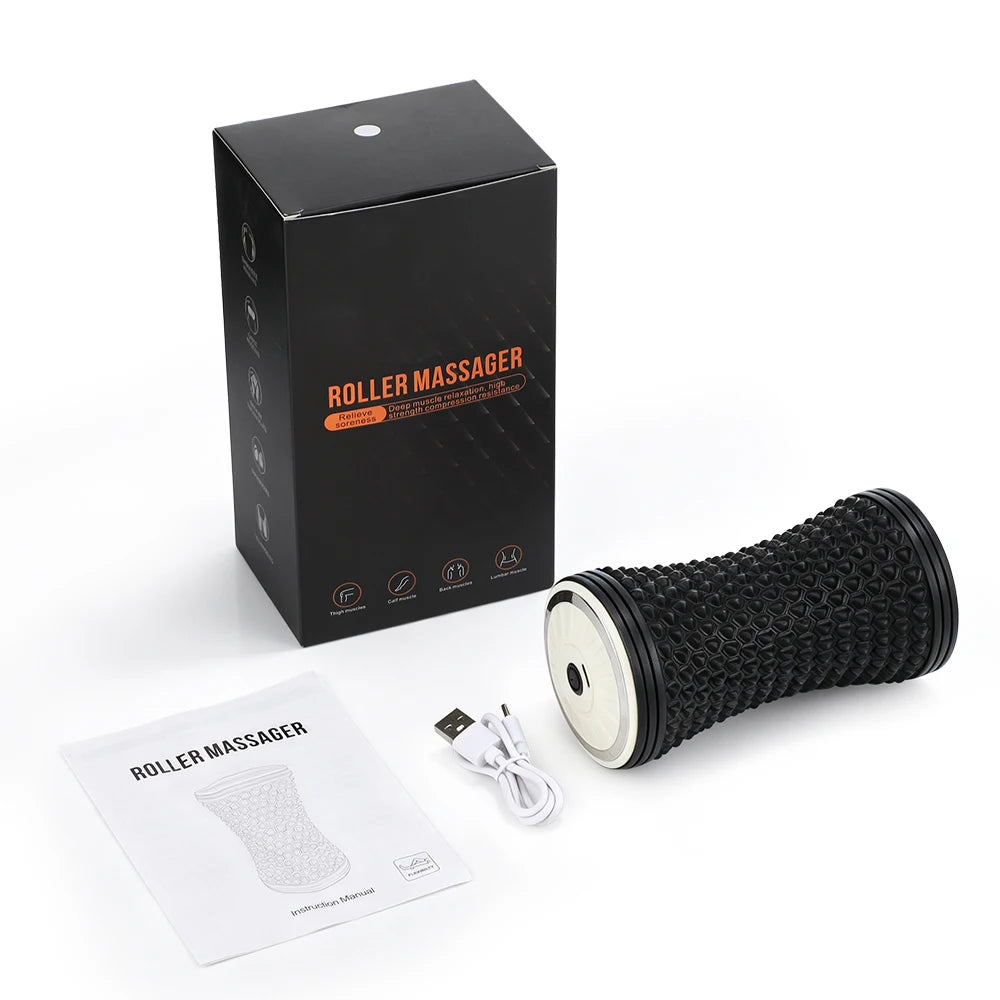 Electric Vibrating Massage Roller Muscle Recovery Tool