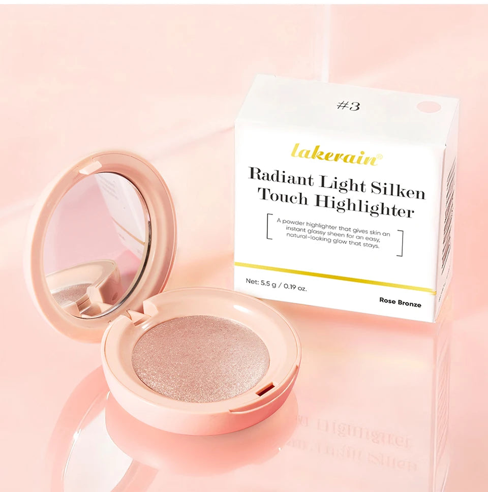 Silken Touch Highlighter Powder Glow Shimmer Illuminator Makeup