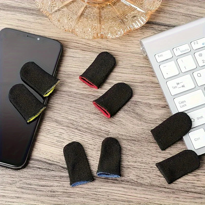 40pc Gaming Finger Sleeves Sweatproof Anti-Slip Touch Screen Controller