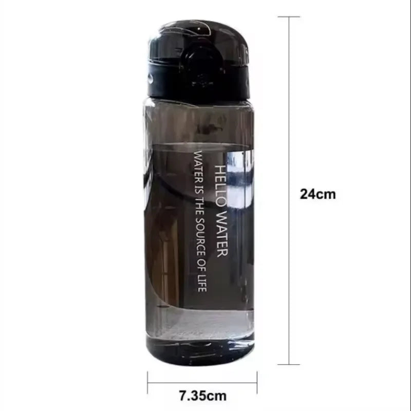 780ml Sports Water Bottle Leakproof Gym Travel Hydration Flask