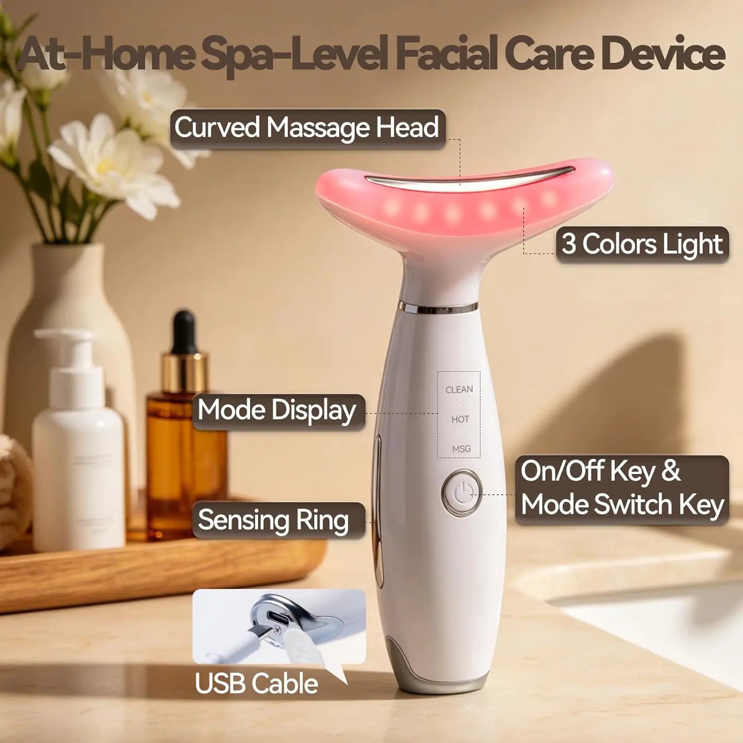 3 in 1 Facial Massager & Skin Tightening Sculpting Device - 12