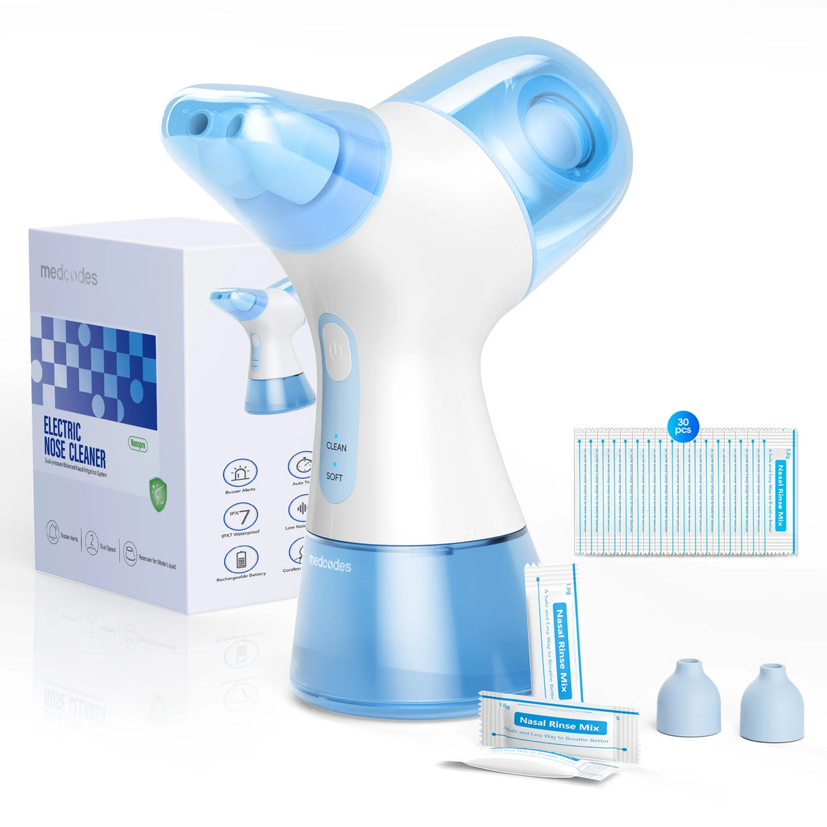 Electric Nasal Irrigation System Sinus Rinse Machine Nose Cleaner