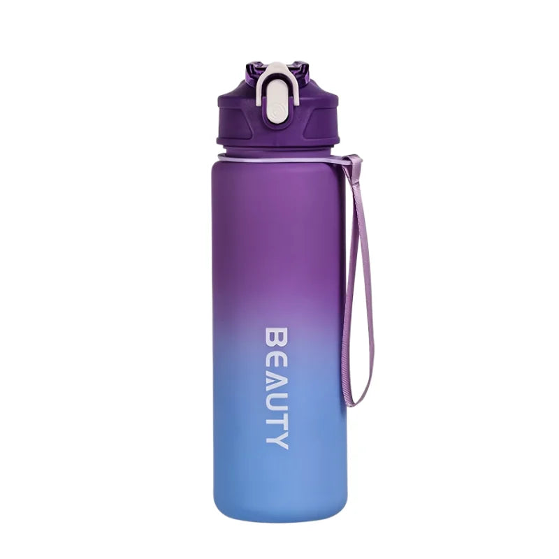 600ml Frosted Sports Water Bottle Leakproof Gym Drink Container - 15