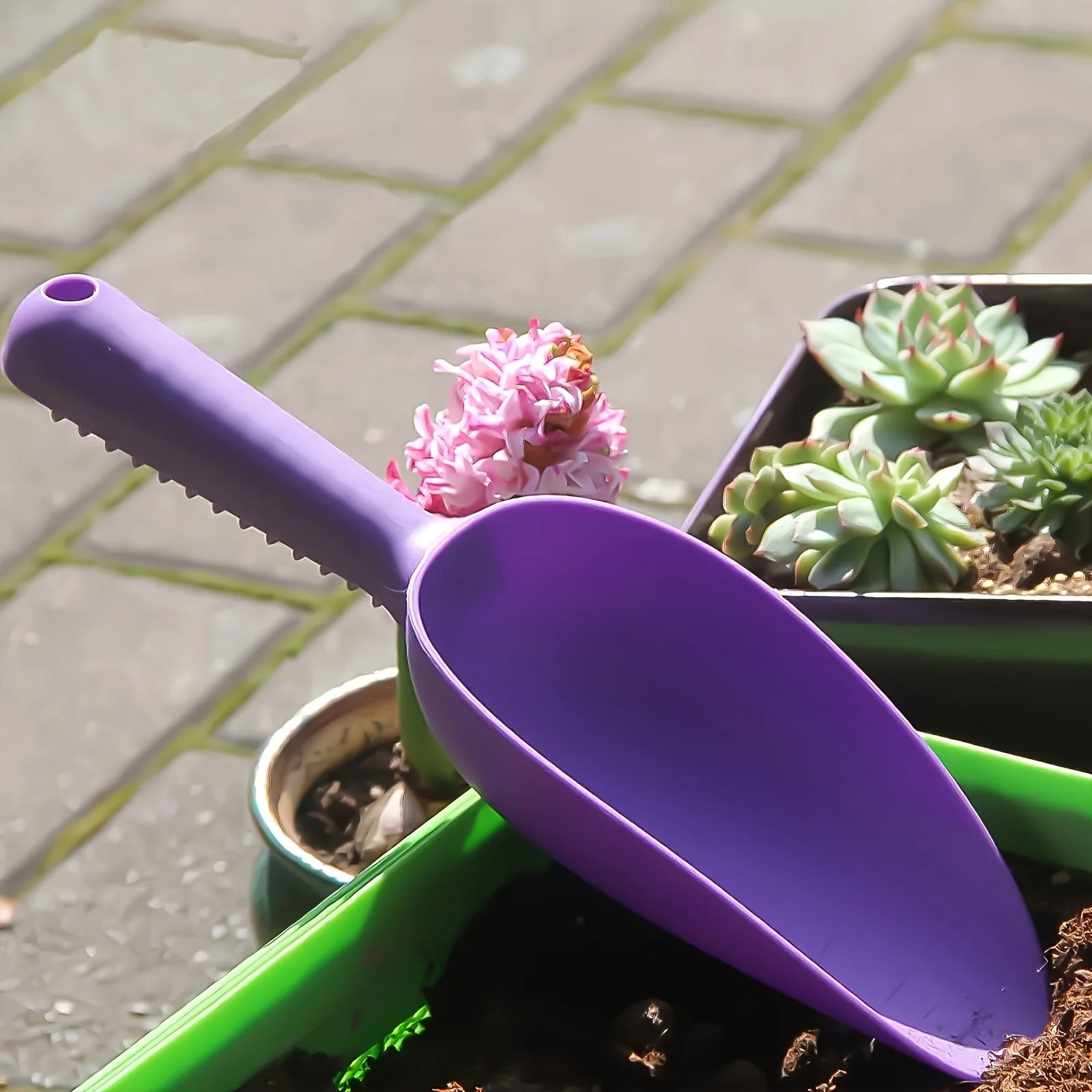 5 Pack Garden Hand Trowel Set Plastic Planting Soil Shovel Tools