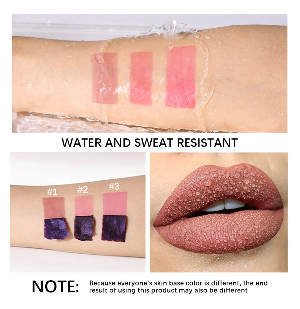 Peel Off Lip Gloss Long Lasting Waterproof Lip Tint Stain - 12