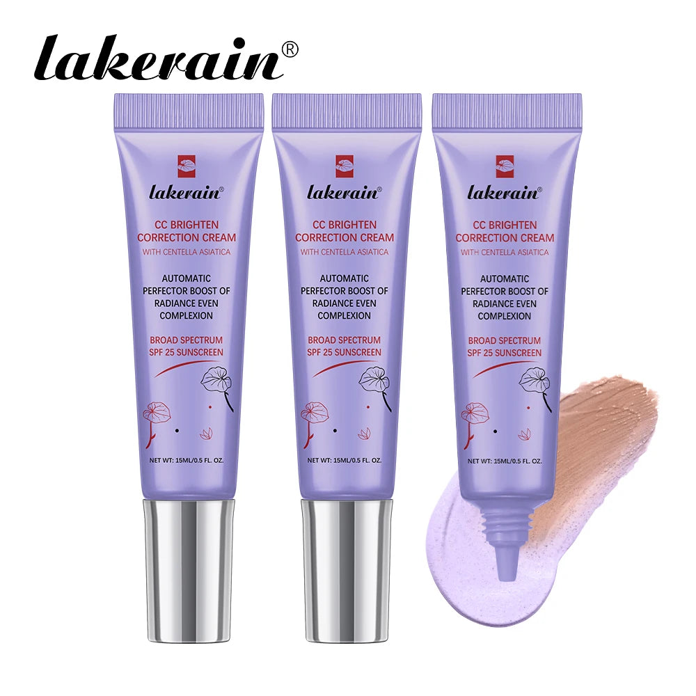 Color Correcting CC Cream Moisturizing Waterproof Makeup Foundation - 37