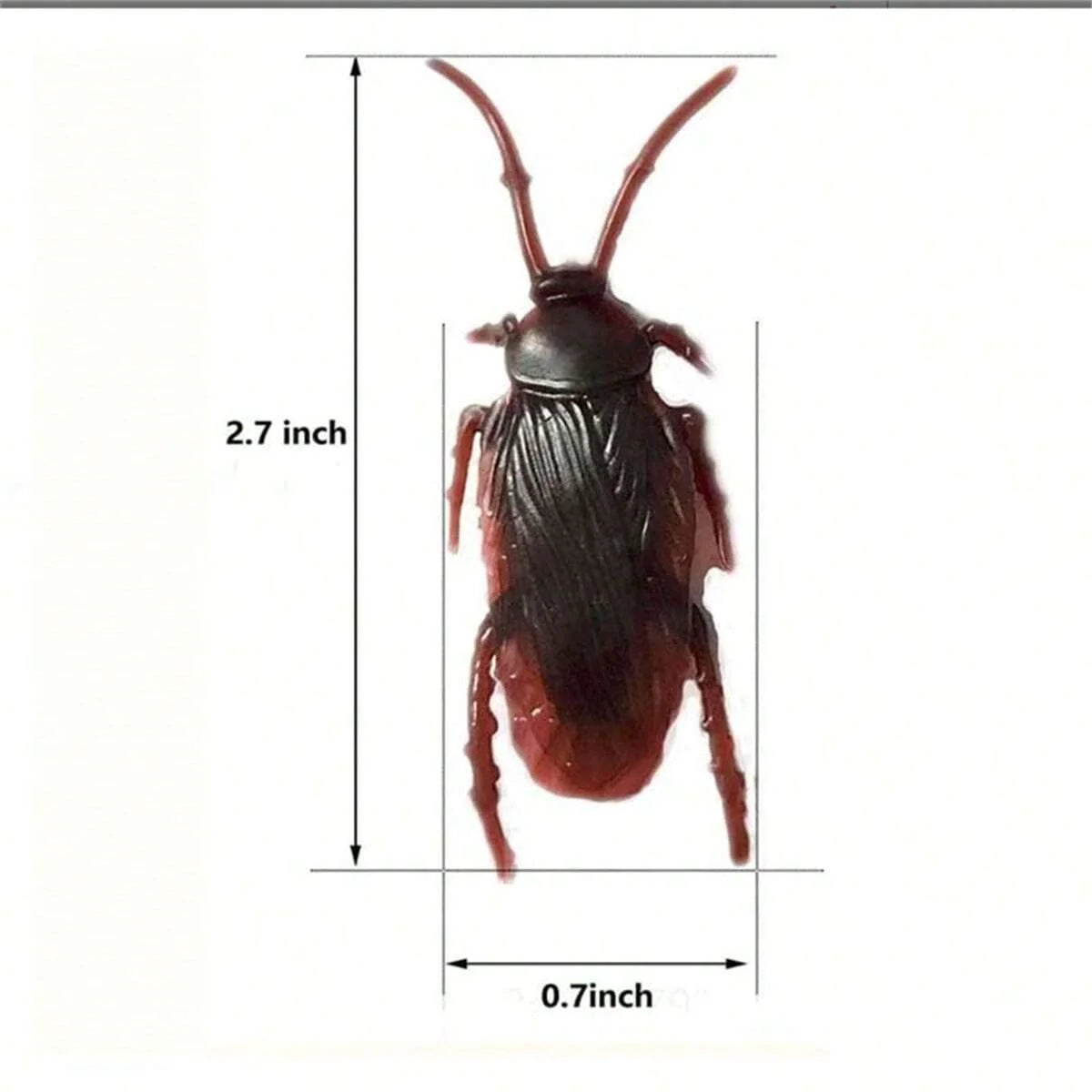 50pcs Realistic Fake Bug Prank Set Halloween Party Decor Props