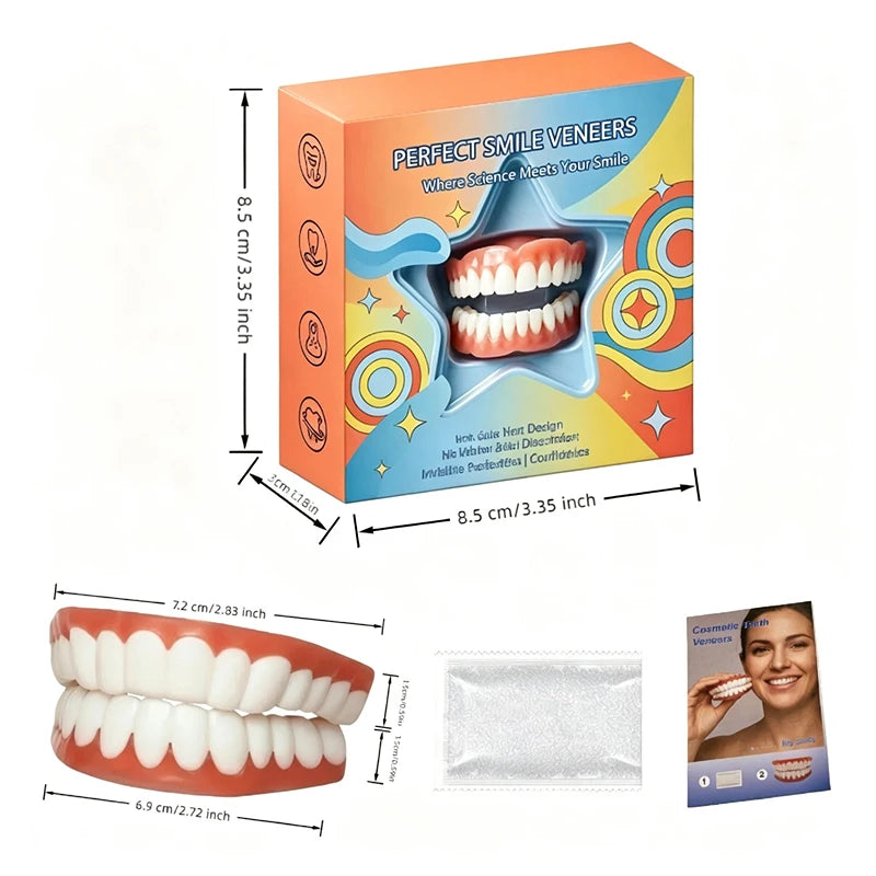 Silicone Simulation Teeth Comfort Fit Cosmetic Oral Accessory