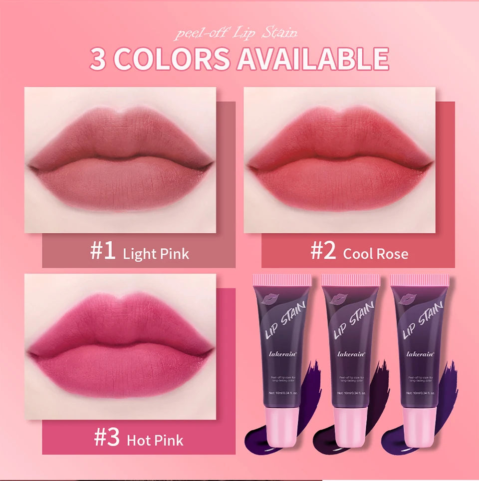 Peel Off Lip Stain Matte Tattoo Liquid Lipstick Waterproof Lip Gloss - 8