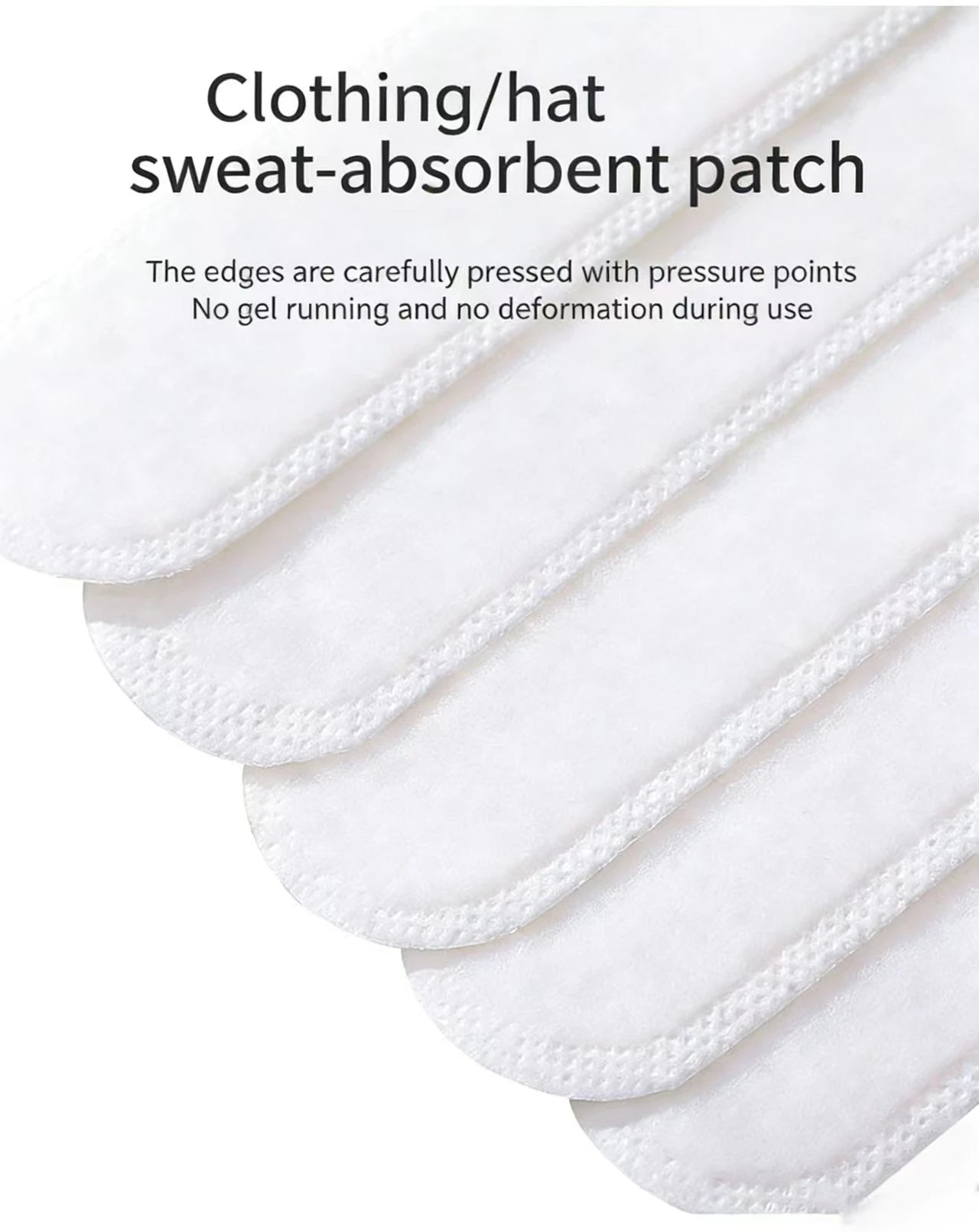 Hat Sweat Absorber Pads Adhesive Liner Bands for Cap Sweat Protection - 6
