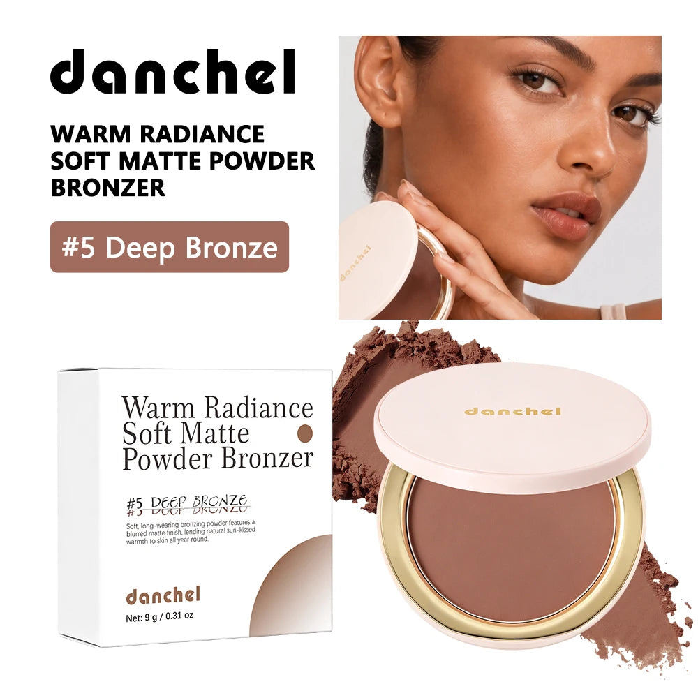 Warm Radiance Soft Matte Bronzer Powder Contour Makeup - 19