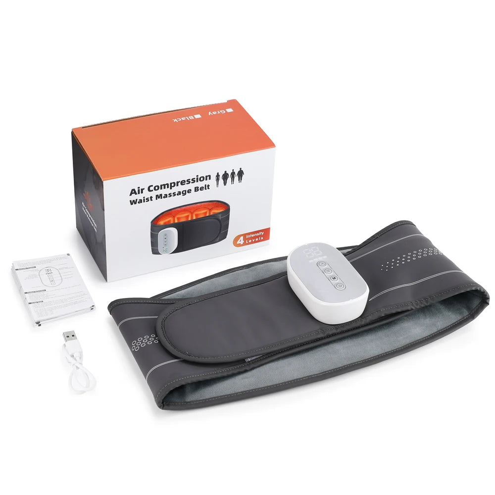 Cordless Back Massager Belt Heated Waist Wrap - 18