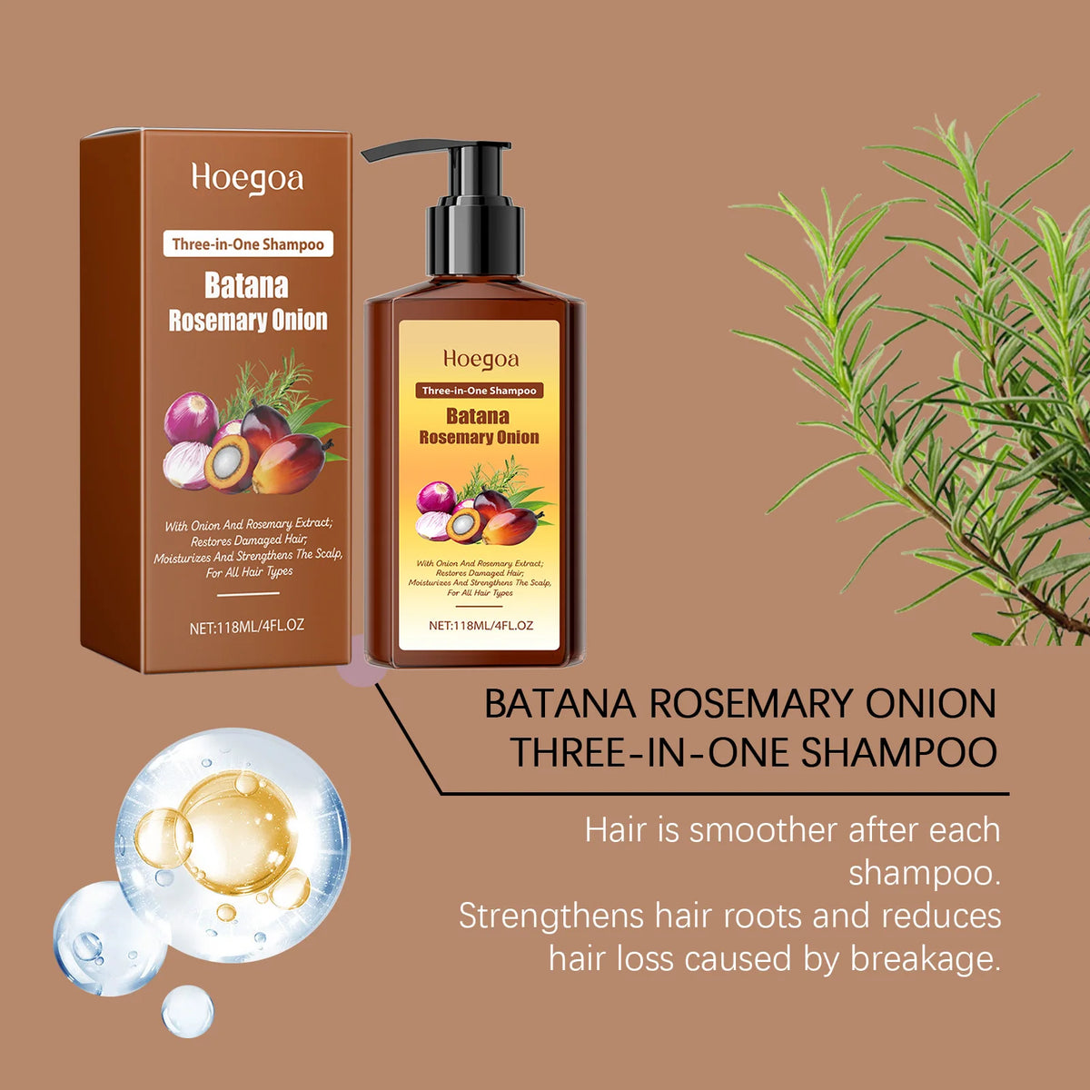 Hair Growth Shampoo Anti Dandruff Nourishing Repair Scalp Care