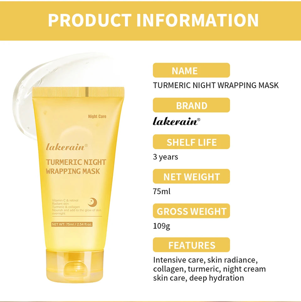 Korean Collagen Overnight Wrapping Peel Off Face Mask Duo
