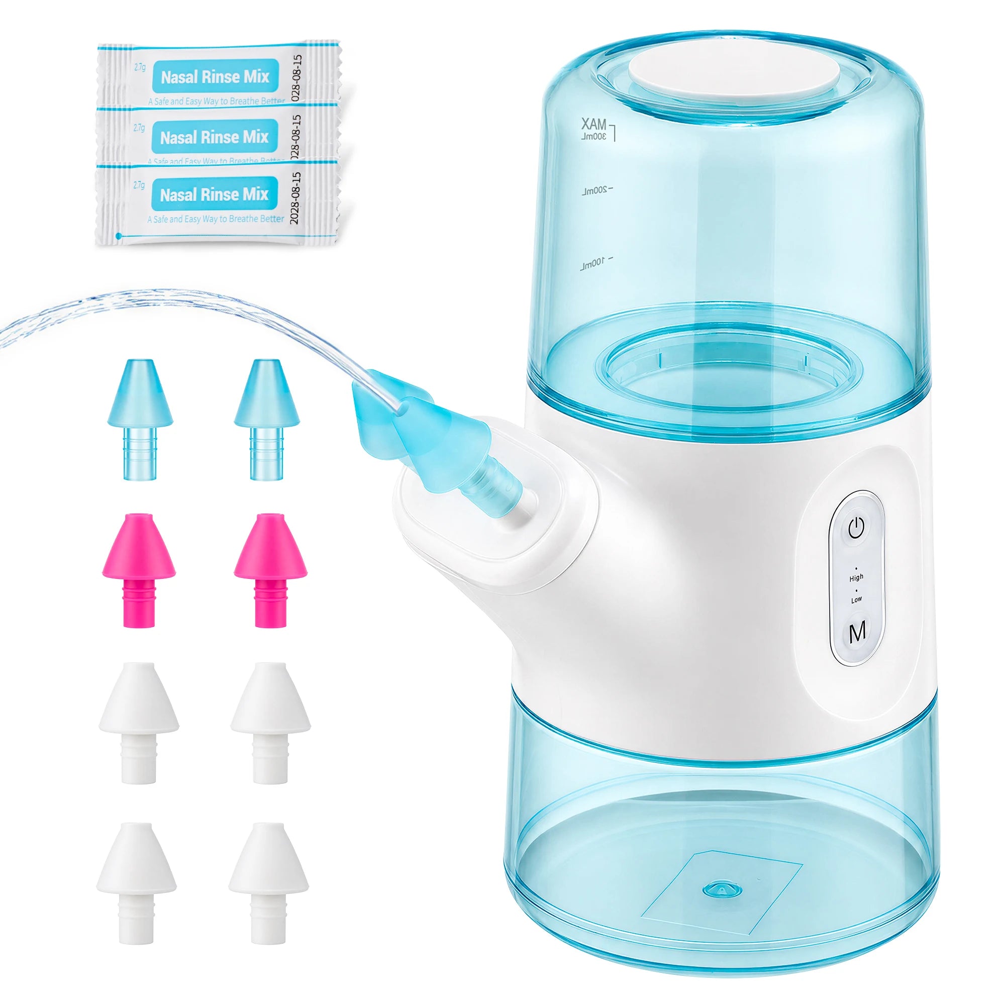 Electric Nasal Irrigator Nose Cleaner Sinus Rinse - 1