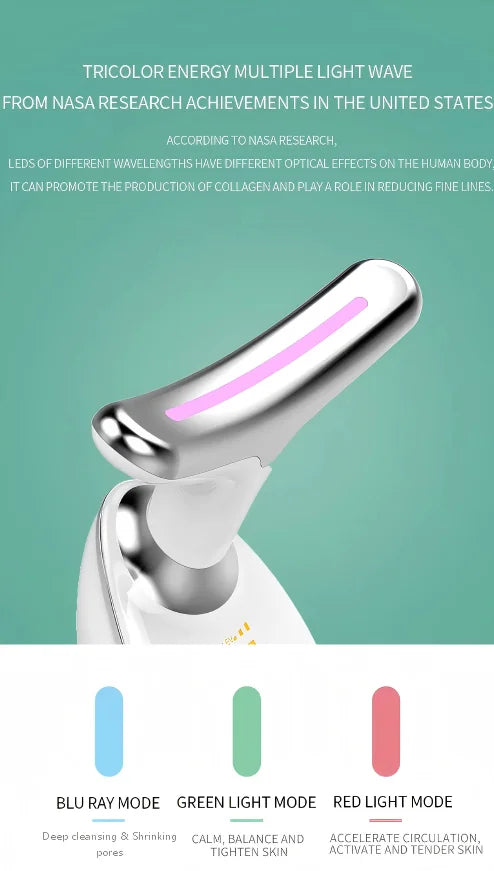 Red Light LED Facial Massager Face Sculpting Tool