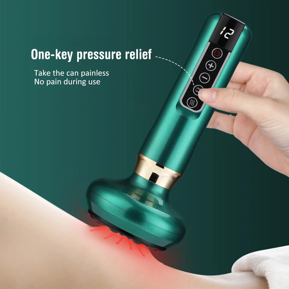 Electric Guasha Cupping Massager Scraping Body Shaping Tool - 25