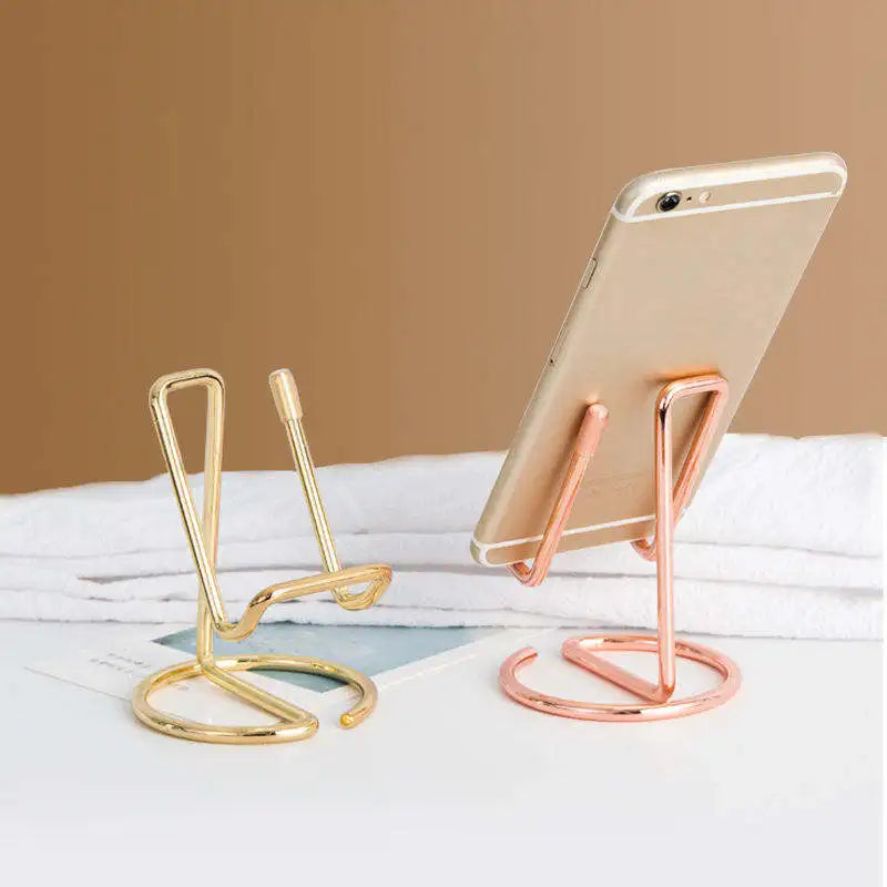 Universal Metal Phone Stand Desktop Holder for Smartphone and Tablet - 2