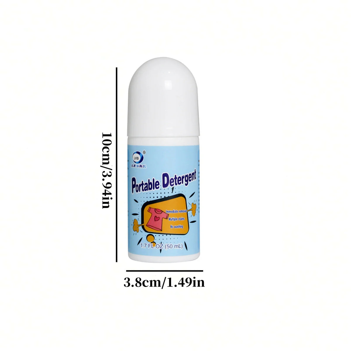 Portable Clothes Stain Remover Pen Rolling Ball Laundry Cleaning Tool