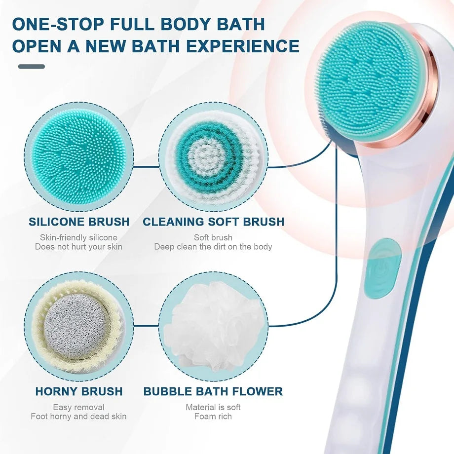 Electric Back Scrubber Rotating Shower Body Brush