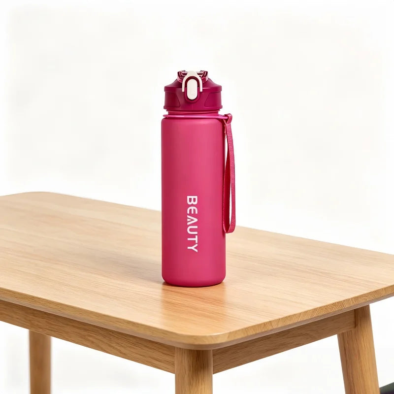 600ml Frosted Water Bottle Leak Proof Sport Flask for Gym and Office - 13