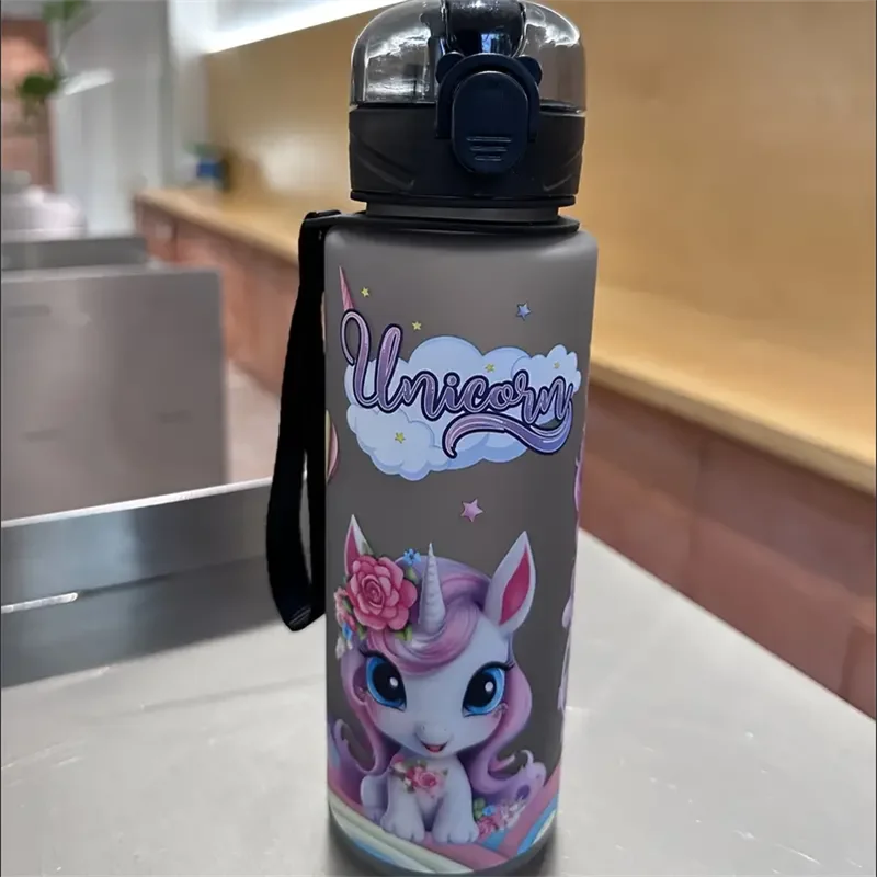 700ml Astronaut Water Bottle Leakproof Sport Cup with Carrying Strap