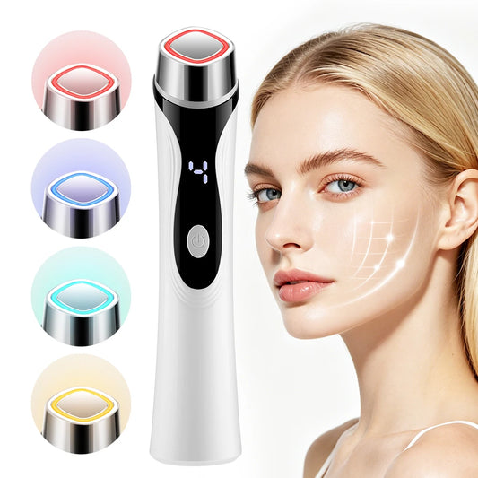 4-in-1 Facial Massager LED Light Skin Lifting Beauty Device