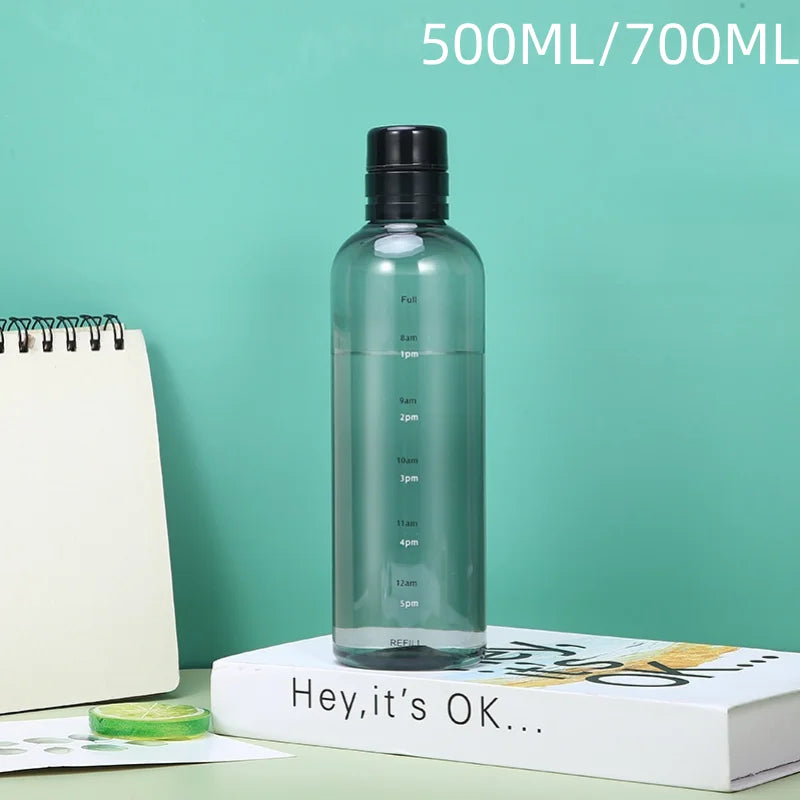 Large Capacity Transparent Water Bottle Portable Sports Travel Cup
