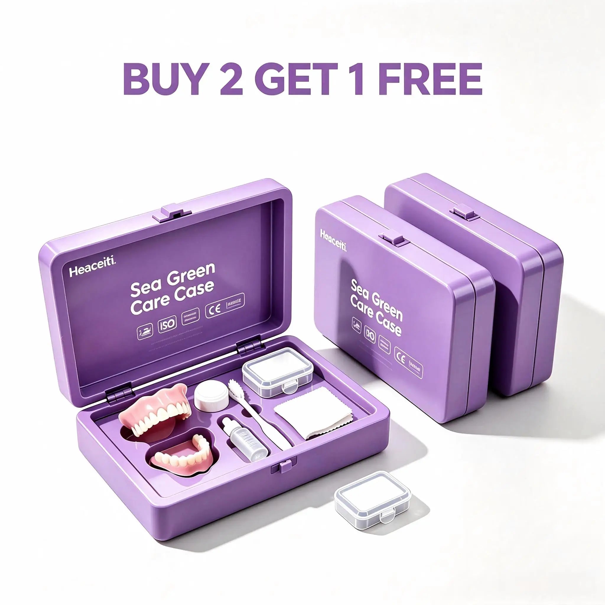 Instant Smile Veneers Upper Lower Teeth Set Denture Kit - 8