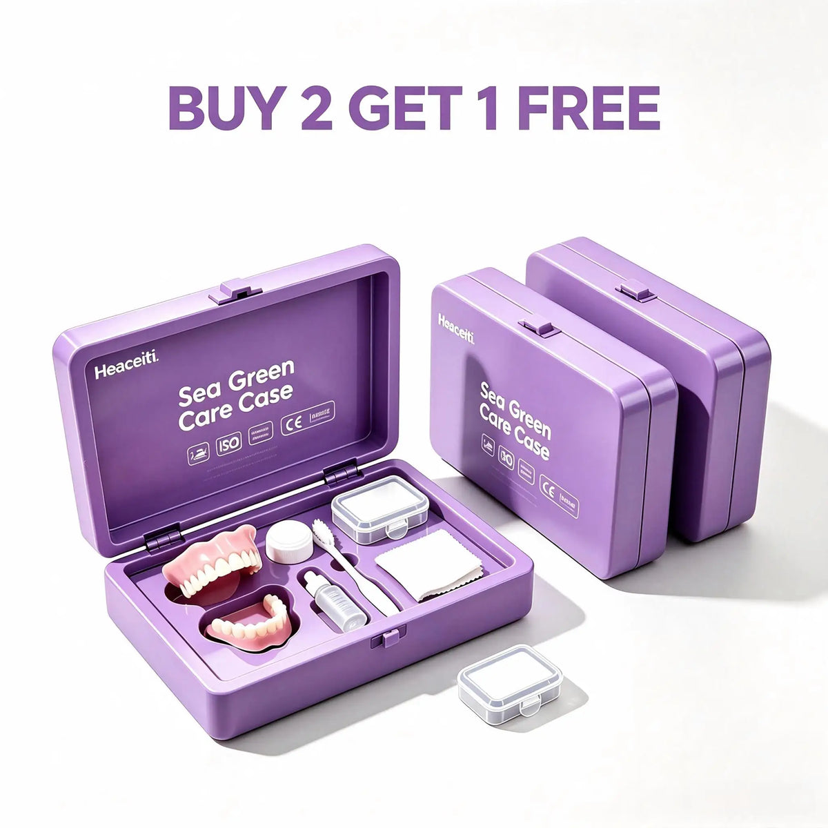 Instant Smile Veneers Upper Lower Teeth Set Denture Kit