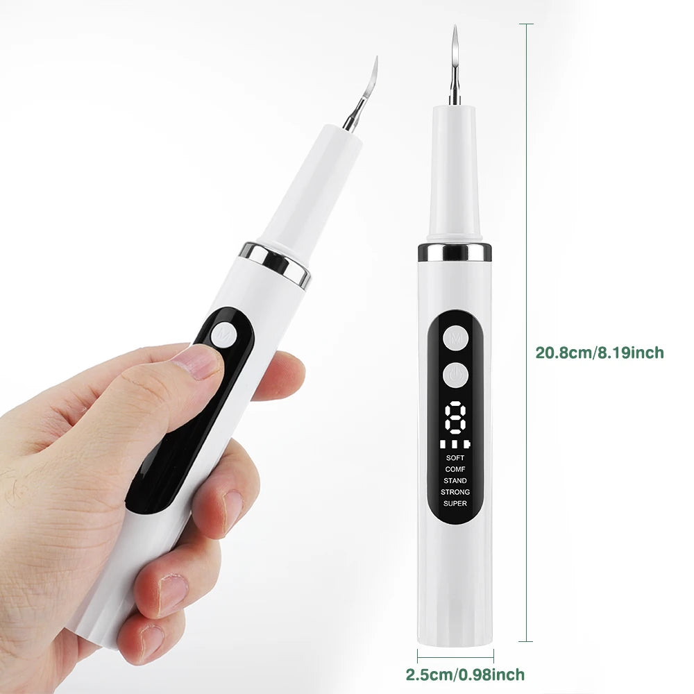 Ultrasonic Dental Scaler Teeth Tartar Remover Electric Cleaner